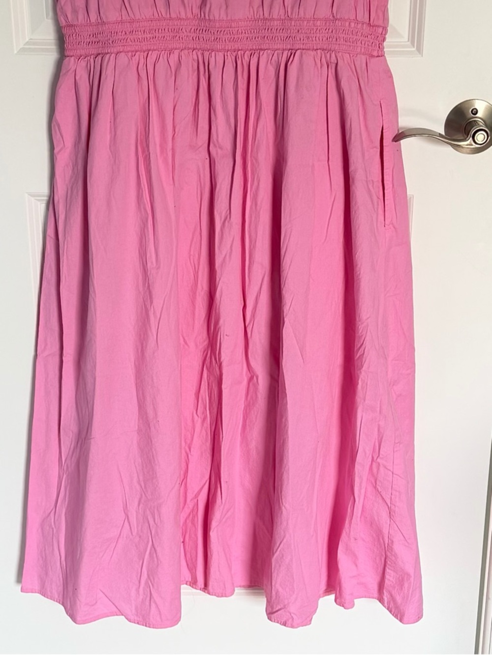 J. Crew Women's Pink Sleeveless Collared Midi Dress Size 12 39708 - Picture 8 of 12
